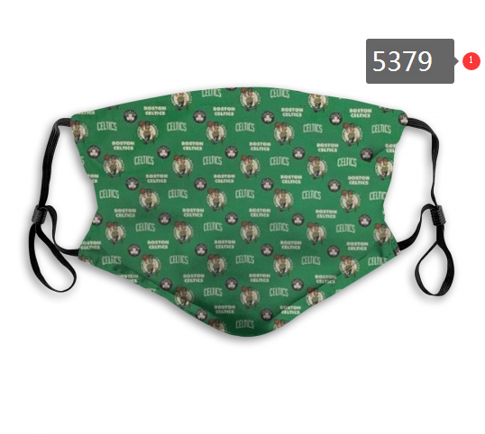 2020 NBA Boston Celtics #2 Dust mask with filter->nba dust mask->Sports Accessory